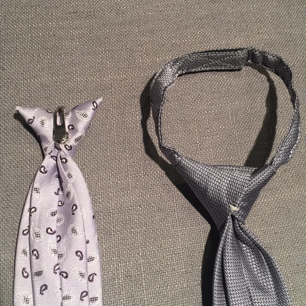Bundle Of 2 Toddler Ties in Light Purple Ties